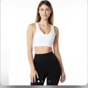 Alphalete White Sports Bra